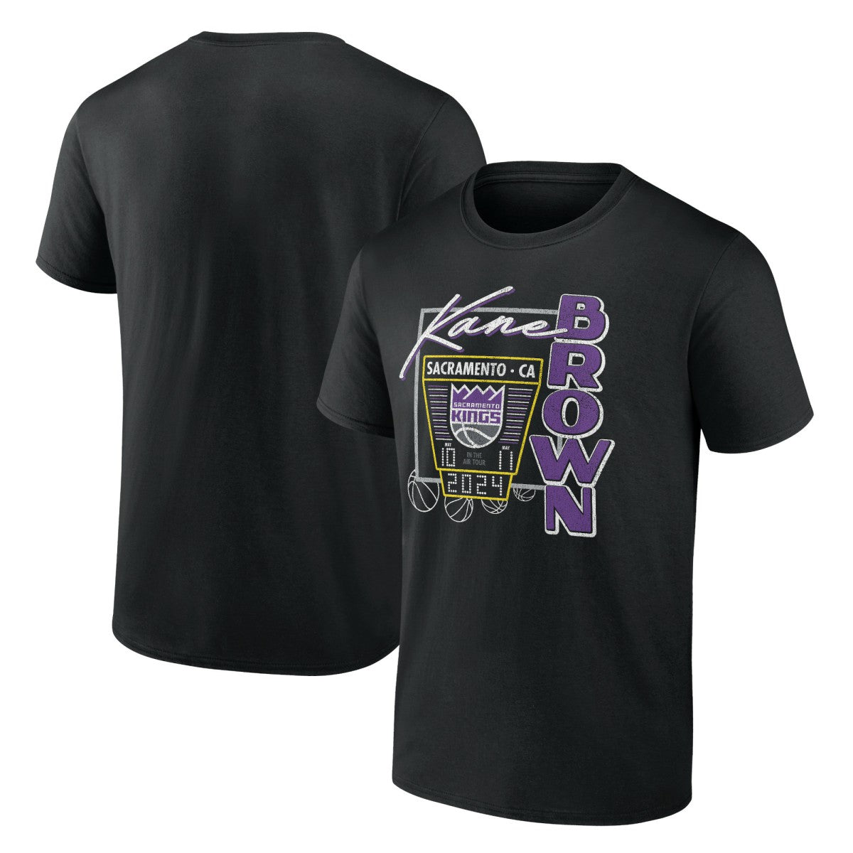 Fanatics - Kane Brown x Sacramento Kings T-Shirt - Black