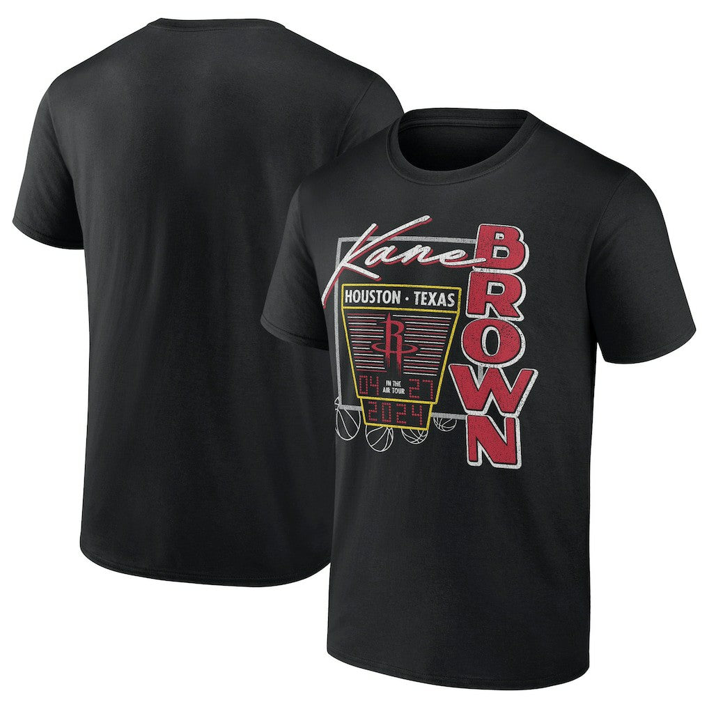 Fanatics - Kane Brown x Houston Rockets T-Shirt - Black