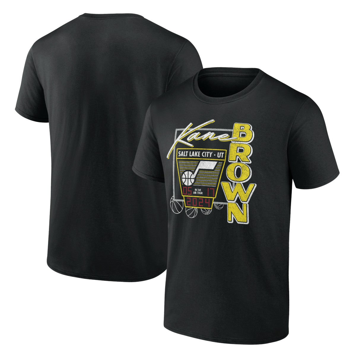 Fanatics - Kane Brown x Utah Jazz T-Shirt - Black