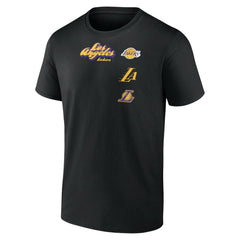 NBA - Los Angeles Lakers Graffiti Logo T-Shirt - Black