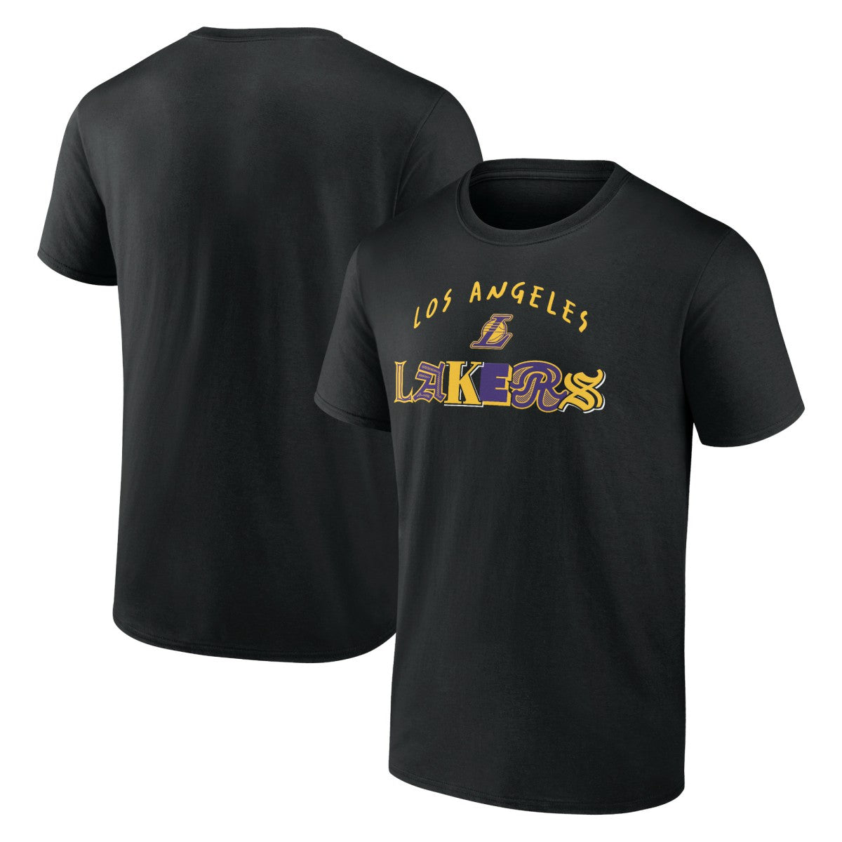 NBA - Los Angeles Lakers Graffiti Arch T-Shirt - Black