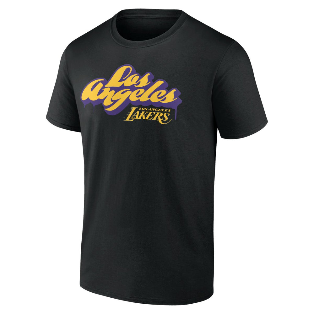 NBA - Los Angeles Lakers LA Graffiti T-Shirt - Black