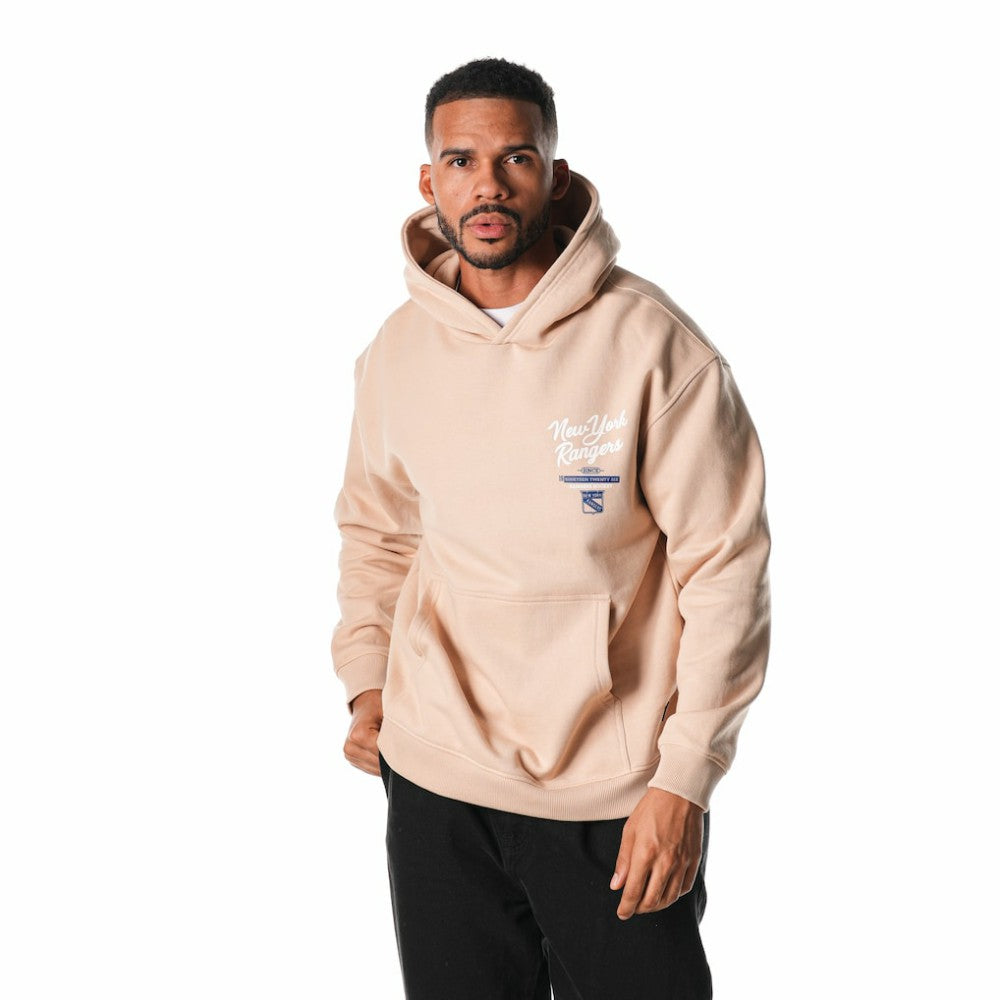 New York Rangers The Wild Collective Unisex Pullover Hoodie Cream
