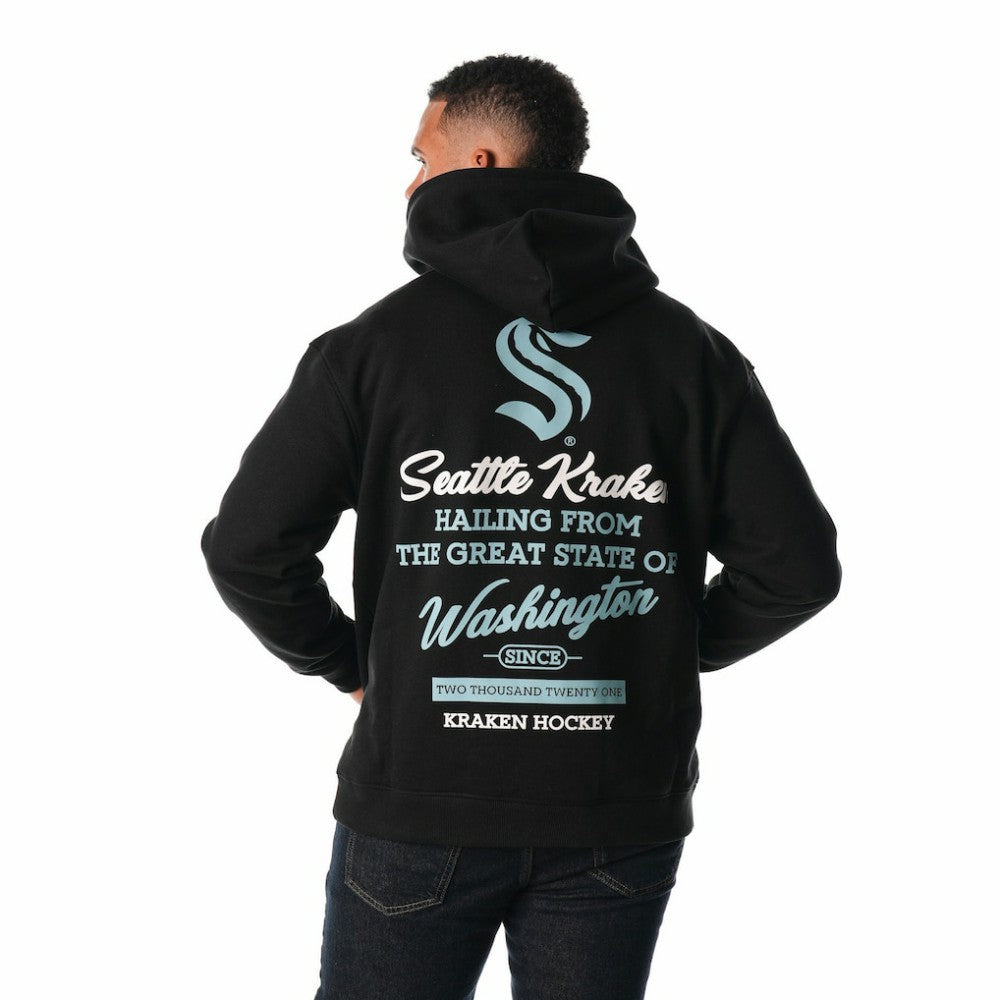 Seattle Kraken The Wild Collective Unisex Pullover Hoodie Black