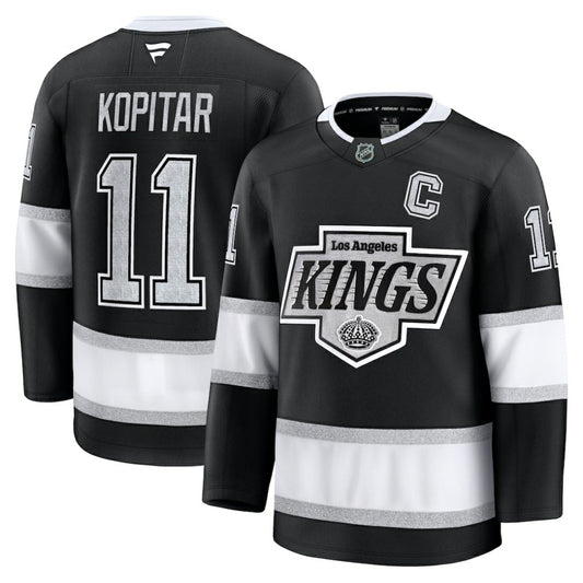Anze Kopitar Los Angeles Kings Fanatics Home Premium Jersey - Black | NHL Jerseys