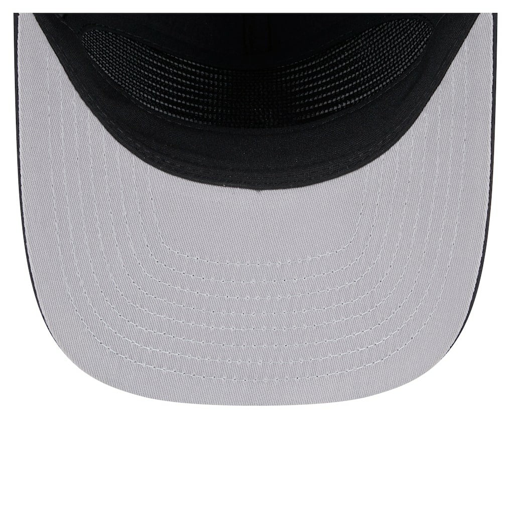 Las Vegas Raiders New Era Throwback Brush Golfer Snapback Hat Black - NFL