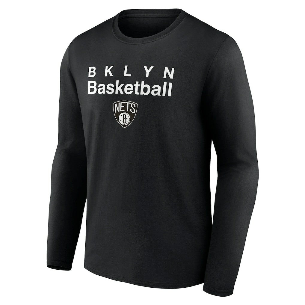 NBA - Brooklyn Nets Pick & Roll Coverage Long Sleeve T-Shirt - Black