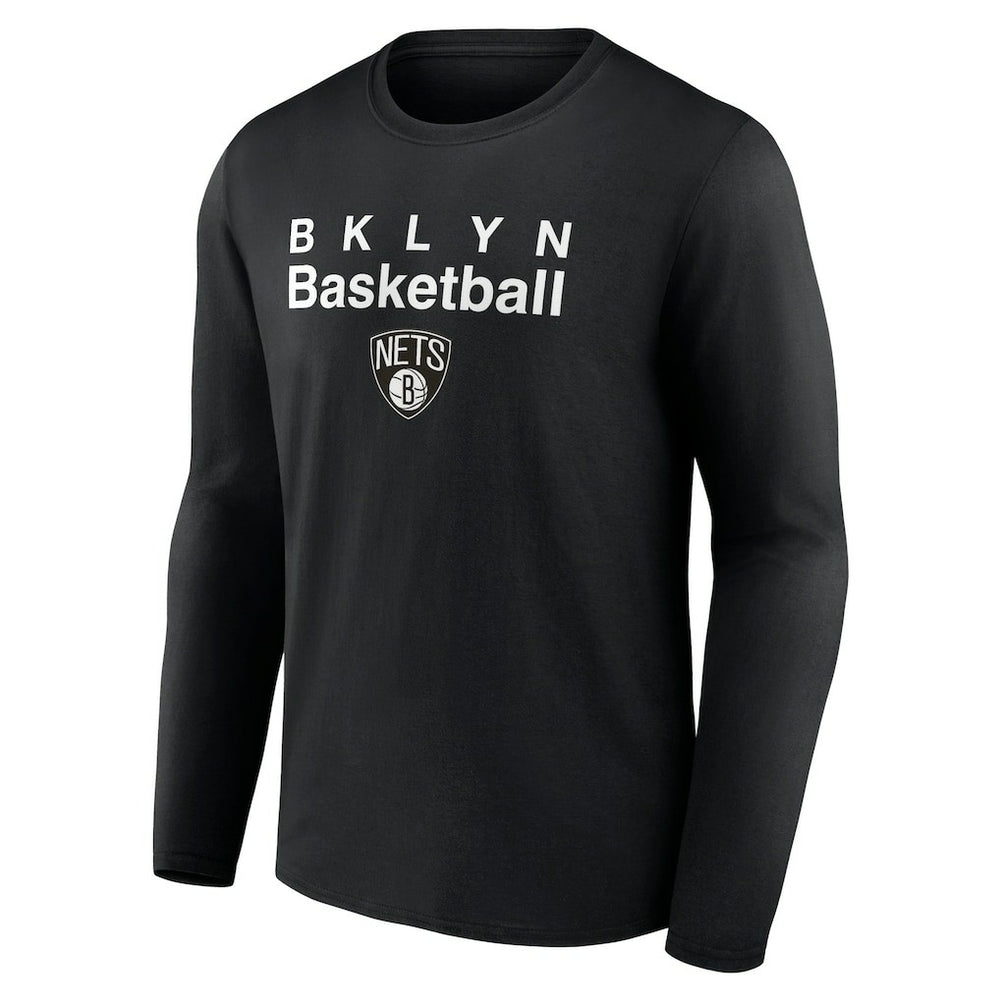 NBA - Brooklyn Nets Pick & Roll Coverage Long Sleeve T-Shirt - Black