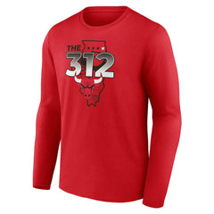 NBA - Chicago Bulls Pick & Roll Coverage Long Sleeve T-Shirt - Red
