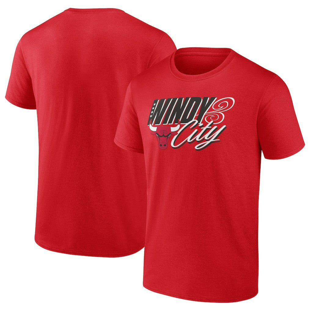 NBA - Chicago Bulls Full Court Press T-Shirt - Red