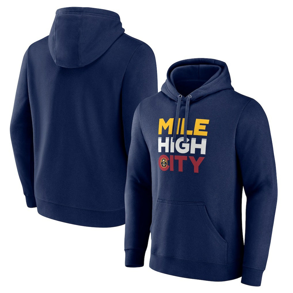 NBA - Denver Nuggets Pick & Roll Coverage Pullover Hoodie - Navy