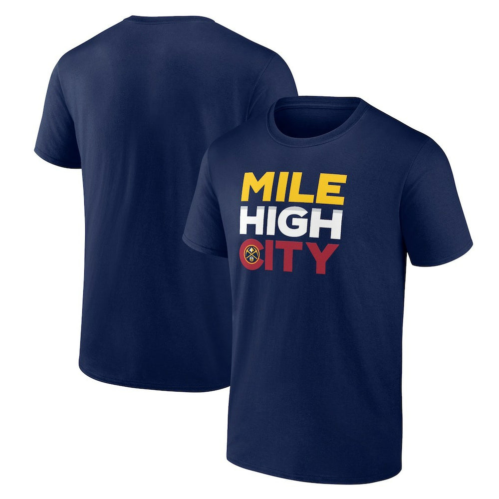 NBA - Denver Nuggets Pick & Roll Coverage T-Shirt - Navy