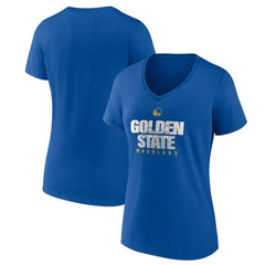 NBA - Golden State Warriors Pick & Roll Coverage V-Neck T-Shirt - Royal