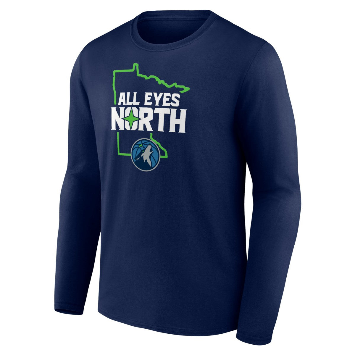 NBA - Minnesota Timberwolves Pick & Roll Coverage Long Sleeve T-Shirt - Navy
