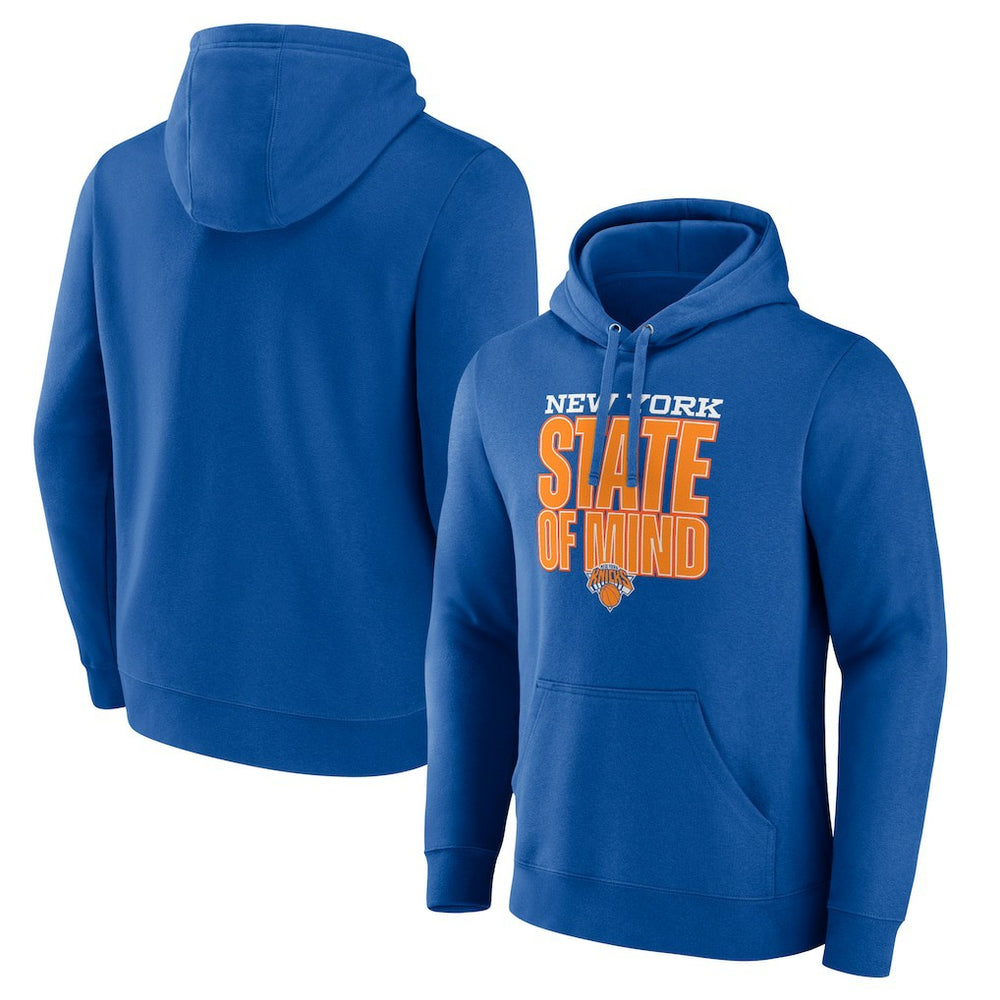 New Era - New York Knicks Pick & Roll Coverage Pullover Hoodie - Blue