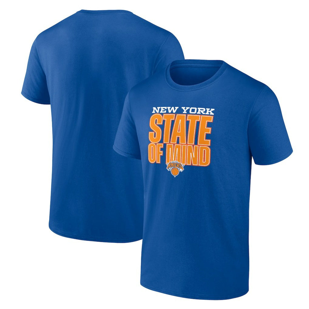 New Era - New York Knicks Pick & Roll Coverage T-Shirt - Blue