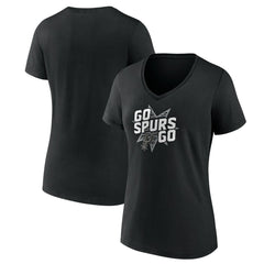 NBA - San Antonio Spurs Pick & Roll Coverage V-Neck T-Shirt - Black