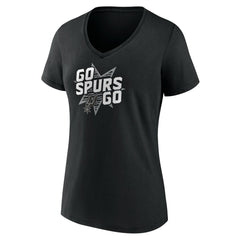 NBA - San Antonio Spurs Pick & Roll Coverage V-Neck T-Shirt - Black