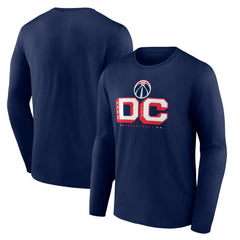 NBA - Washington Wizards Pick & Roll Coverage Long Sleeve T-Shirt - Navy