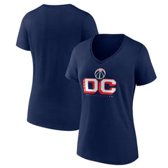 NBA - Washington Wizards Pick & Roll Coverage V-Neck T-Shirt - Navy