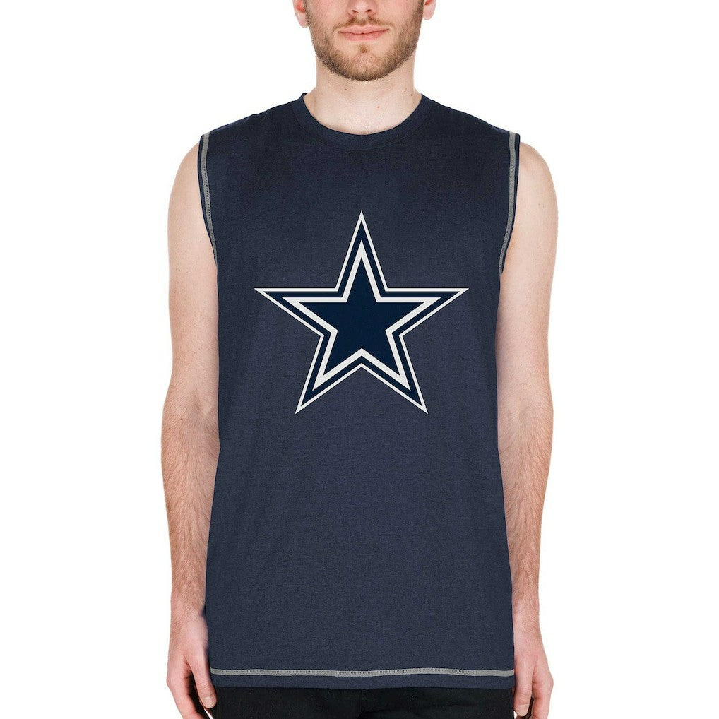 Dallas Cowboys New Era Muscle Tank Top Navy - NFL