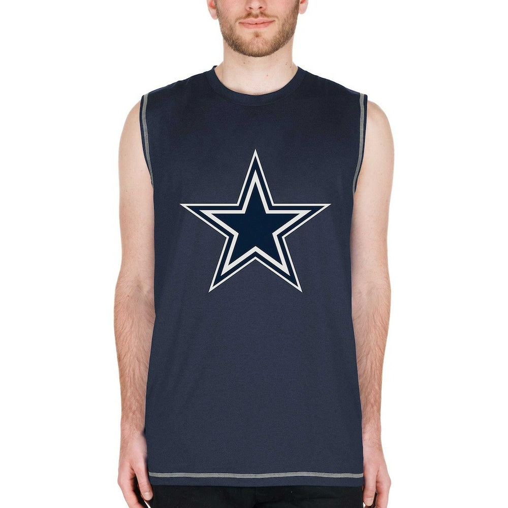 Dallas Cowboys New Era Muscle Tank Top Navy - NFL