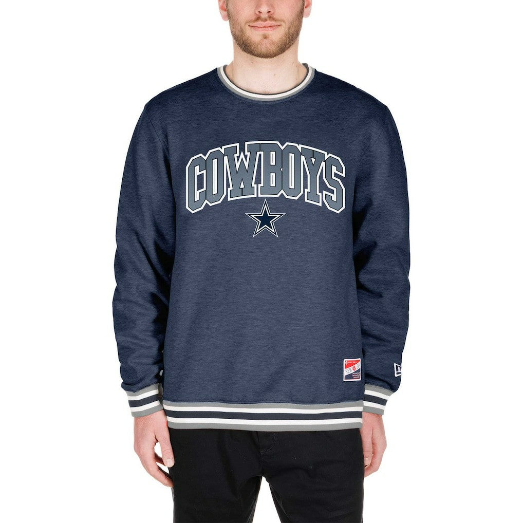 Dallas Cowboys New Era Big & Tall Pullover Sweatshirt Navy - NFL