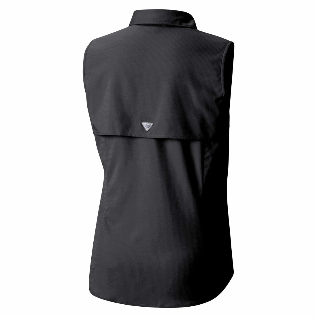 Tampa Bay Buccaneers Women's PFG Tamiami Omni-Shade Sleeveless Button-Up Shirt Black - Columbia