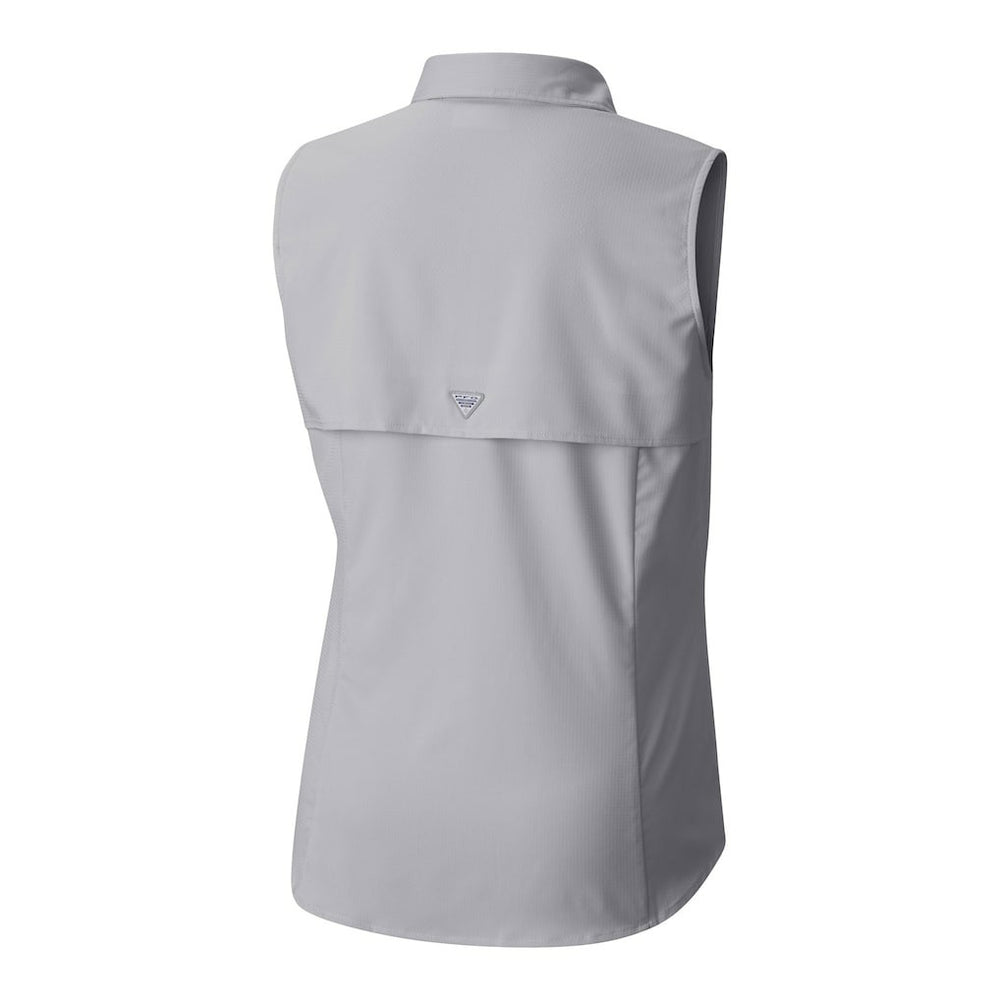 Arizona Cardinals Women's PFG Tamiami Omni-Shade Sleeveless Button-Up Shirt Gray - Columbia