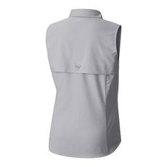 Arizona Cardinals Women's PFG Tamiami Omni-Shade Sleeveless Button-Up Shirt Gray - Columbia