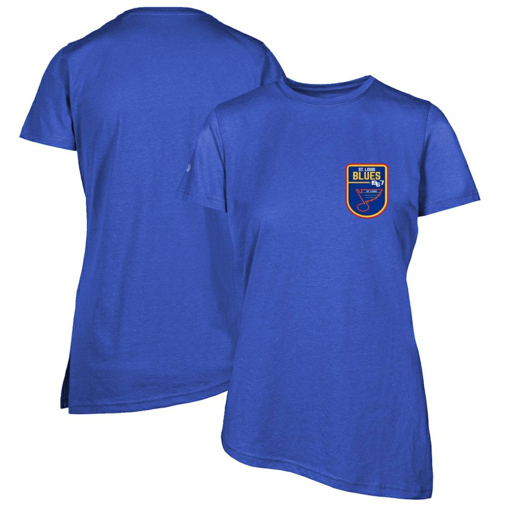 St. Louis Blues - Levelwear Women's Retro Birch T-Shirt Blue
