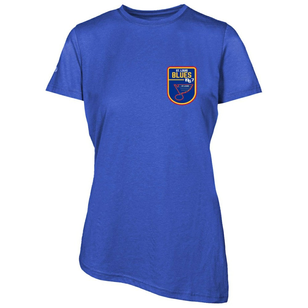 St. Louis Blues - Levelwear Women's Retro Birch T-Shirt Blue