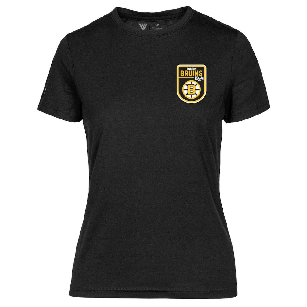 Boston Bruins Levelwear Women's Retro Maddox T-Shirt Black