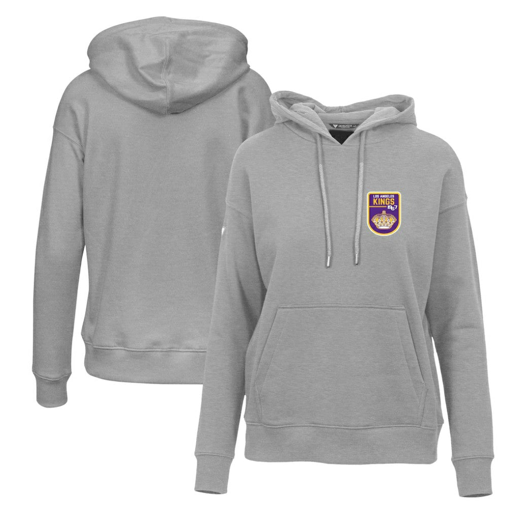 Los Angeles Kings - Levelwear Women's Retro Adorn Pullover Hoodie Gray