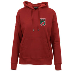 New Jersey Devils - Levelwear Women's Retro Adorn Pullover Hoodie Red