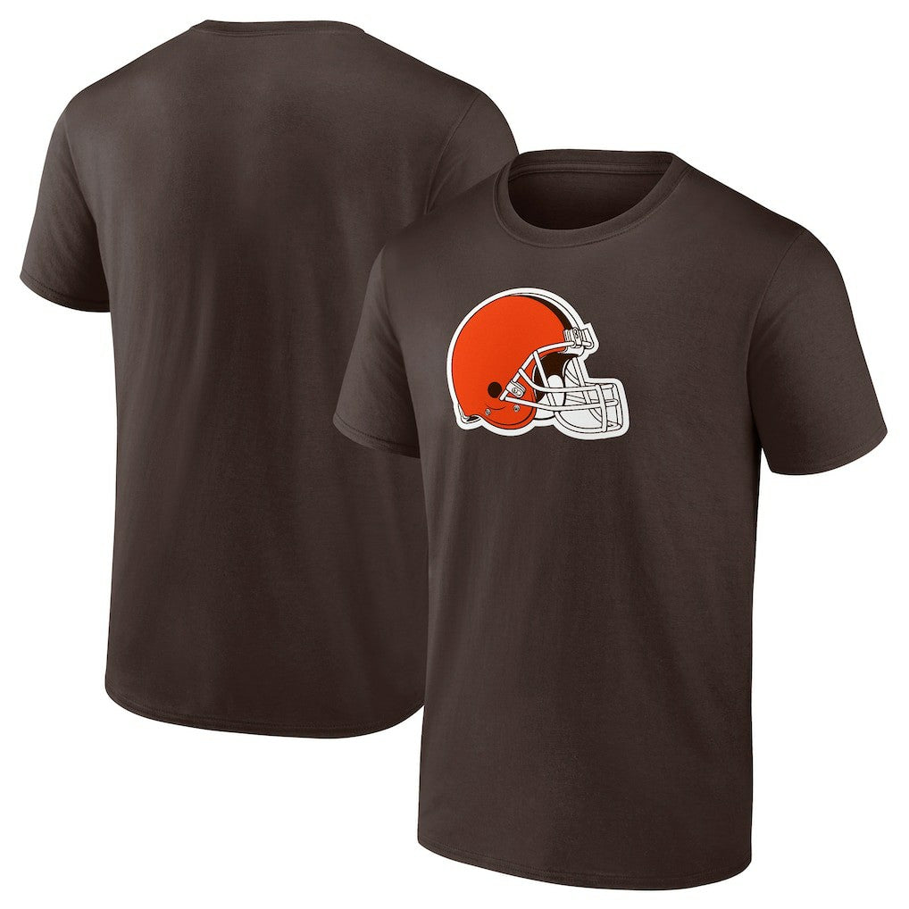 Cleveland Browns Adult Primary Logo T-Shirt Brown - Fanatics