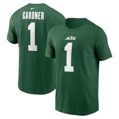 Sauce Gardner New York Jets Name & Number T-Shirt Green - Nike