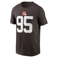 Myles Garrett Cleveland Browns Player Name & Number T-Shirt Brown - Nike