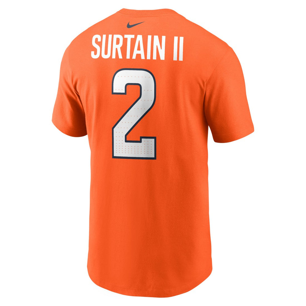 Patrick Surtain II Denver Broncos Name & Number T-Shirt Orange - Nike