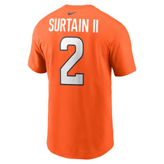 Patrick Surtain II Denver Broncos Name & Number T-Shirt Orange - Nike