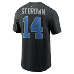 Amon-Ra St. Brown Detroit Lions Player Name & Number T-Shirt Black - Nike