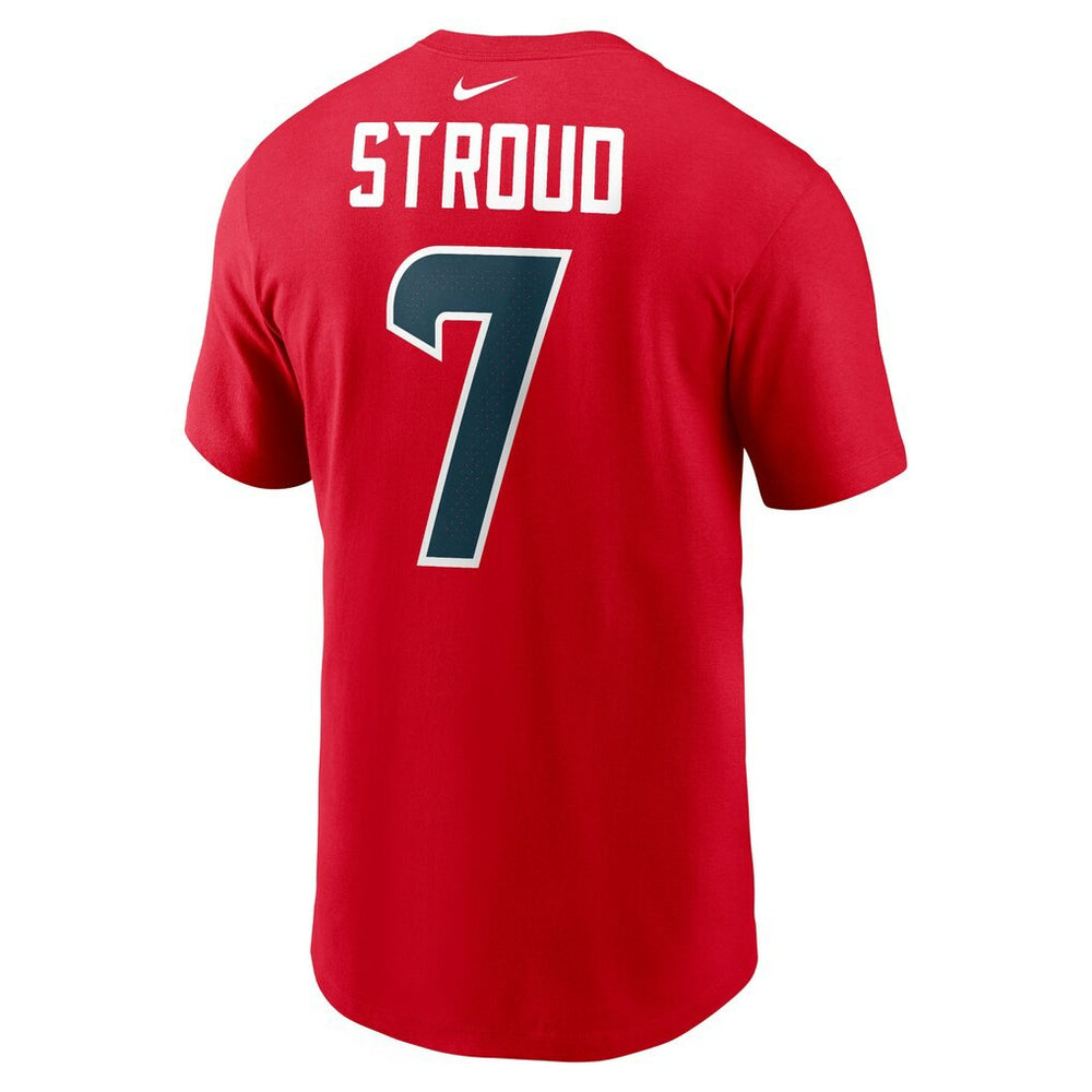 C.J. Stroud Houston Texans Player Name & Number T-Shirt Red - Nike