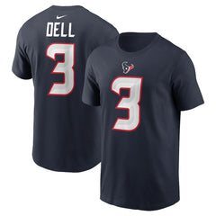 Tank Dell Houston Texans Player Name & Number T-Shirt Navy - Nike