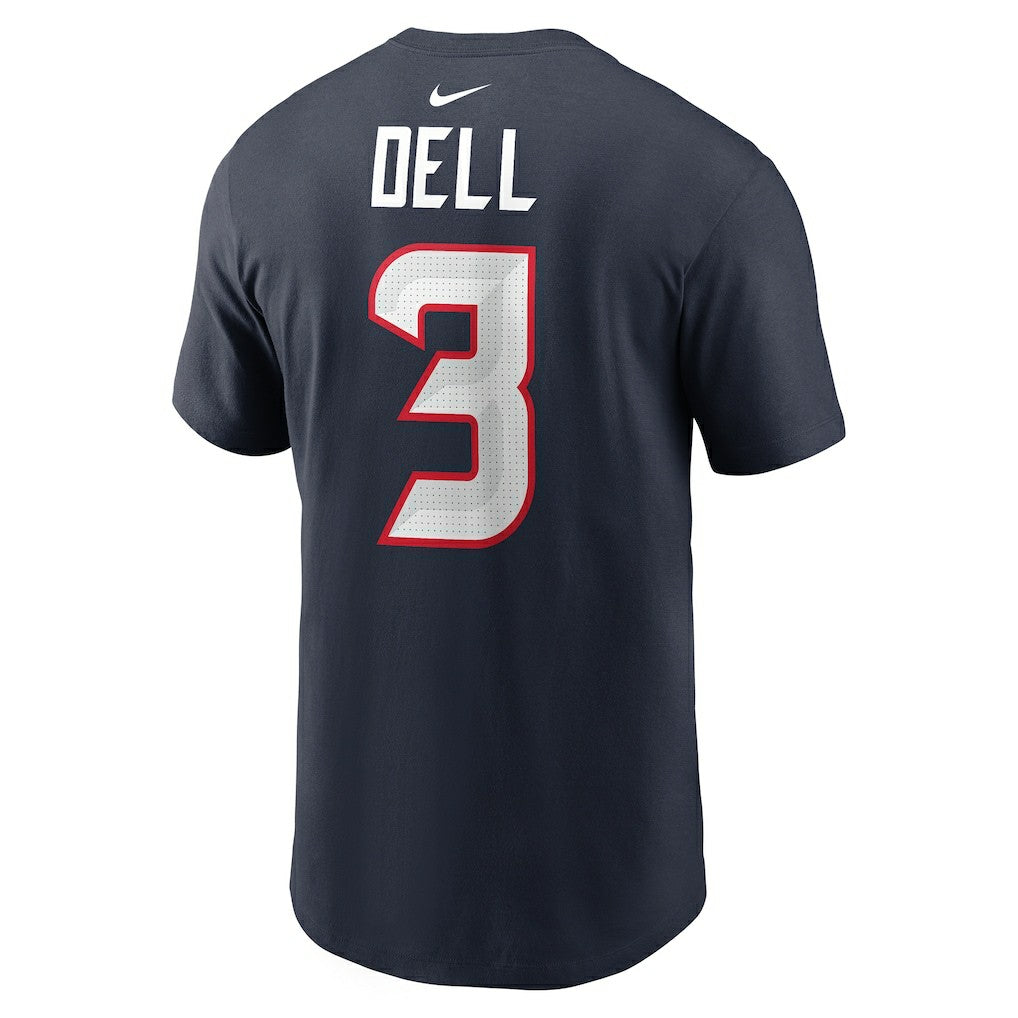 Tank Dell Houston Texans Player Name & Number T-Shirt Navy - Nike