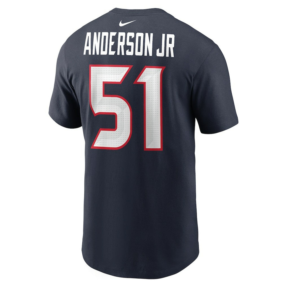 Will Anderson Jr. Houston Texans Player Name & Number T-Shirt Navy - Nike