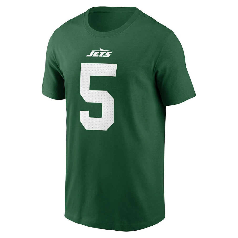 Garrett Wilson New York Jets Name & Number T-Shirt Green - Nike