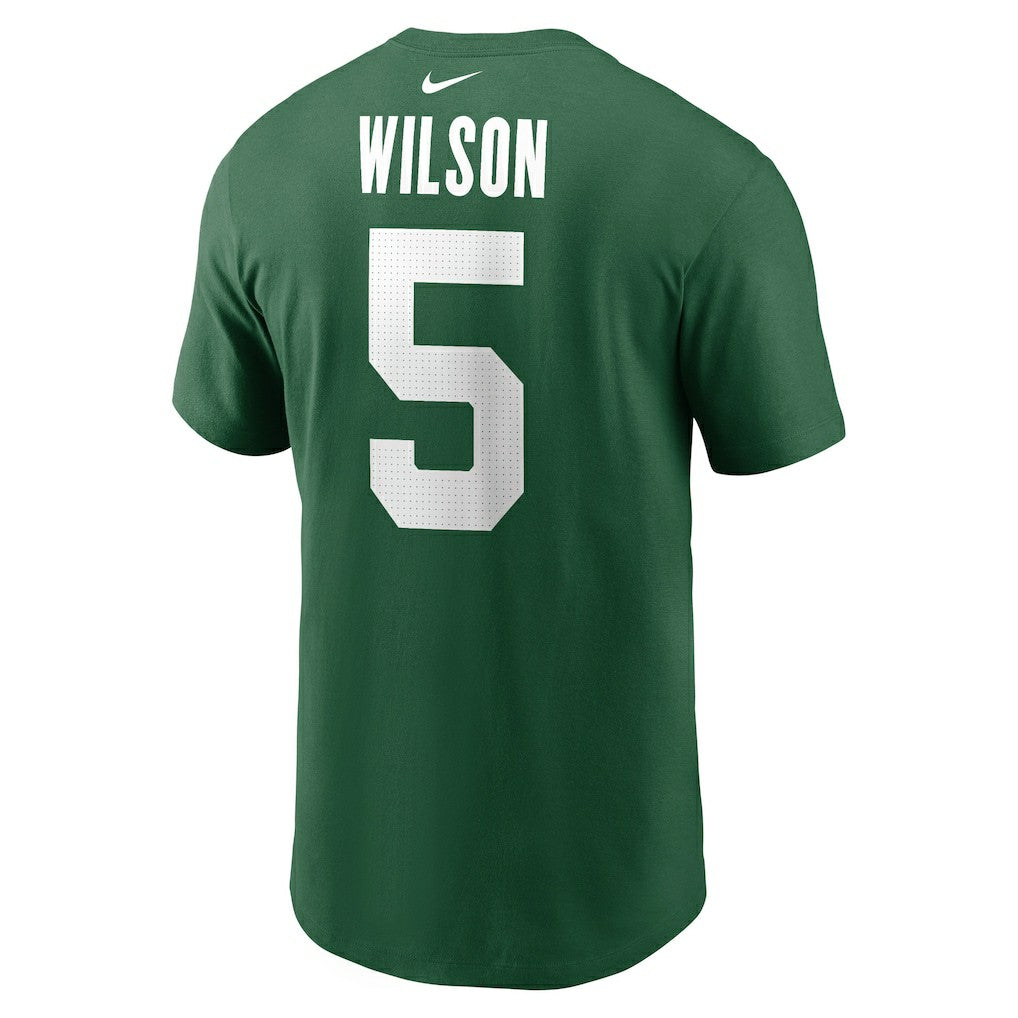 Garrett Wilson New York Jets Name & Number T-Shirt Green - Nike