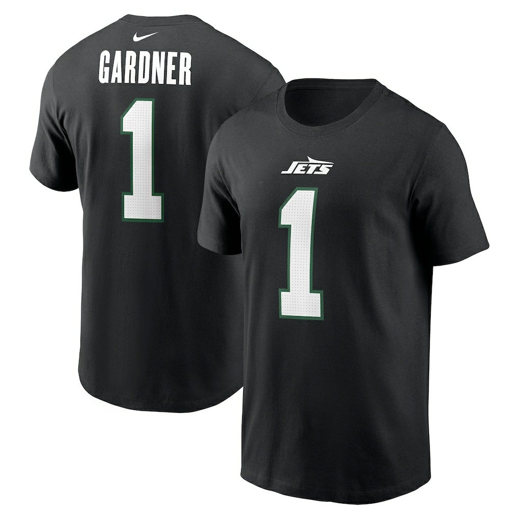 Ahmad Sauce Gardner New York Jets Name & Number T-Shirt Black - Nike