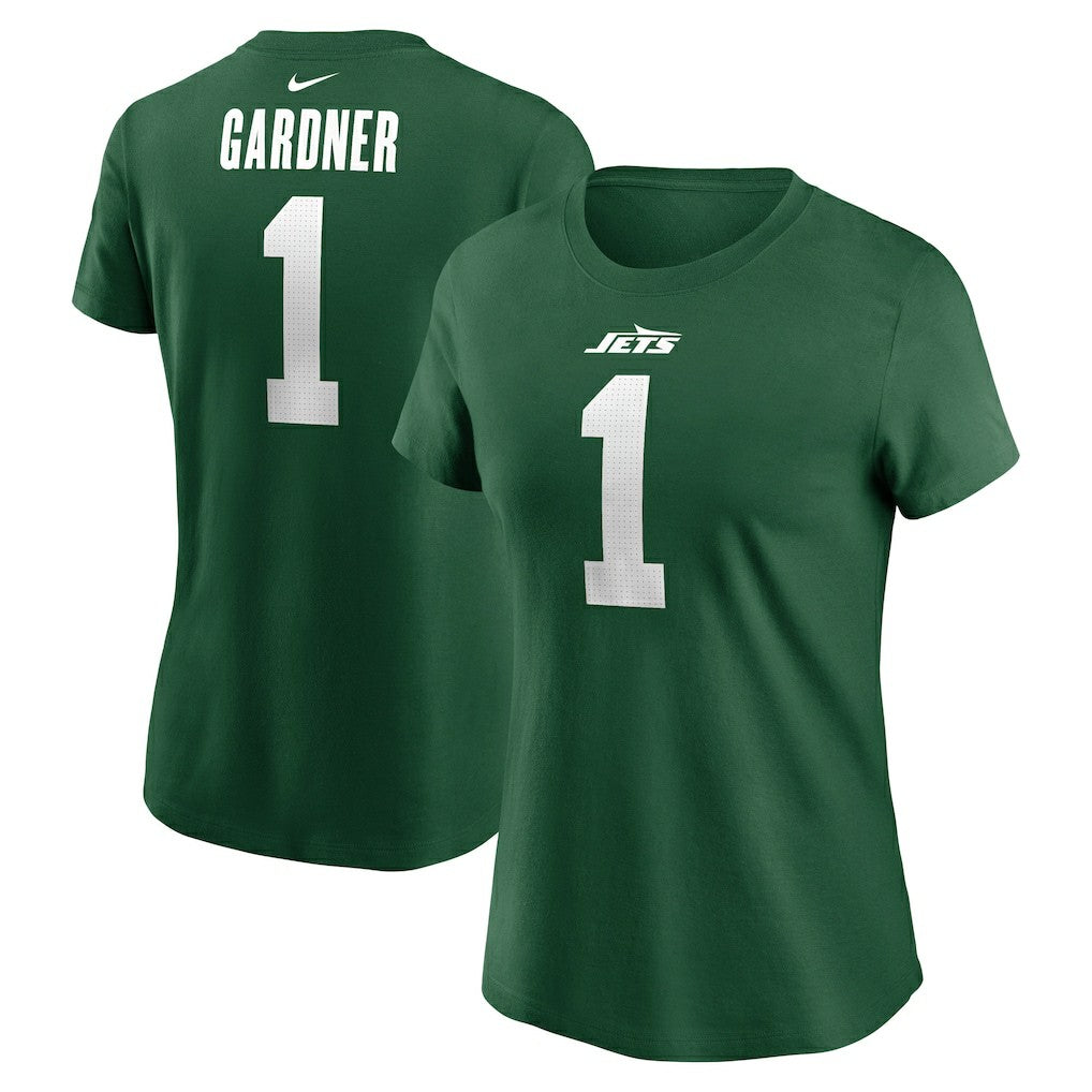 Sauce Gardner New York Jets Women's Player Name & Number T-Shirt Green - Nike