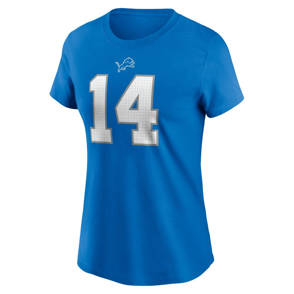 Amon-Ra St. Brown Detroit Lions Women's Player Name & Number T-Shirt Blue - Nike